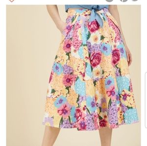 Collectif Floral Skirt